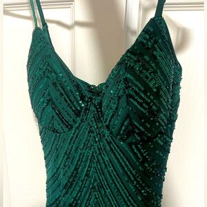 Emerald formal dress
